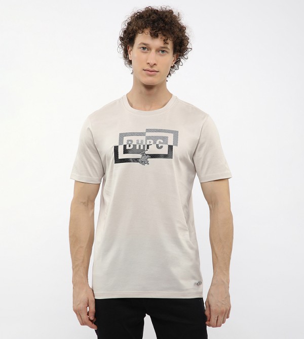 Logo Printed Crew Neck T-Shirt