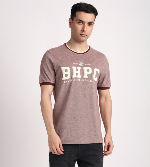 Logo Towelling Crew Neck T-Shirt