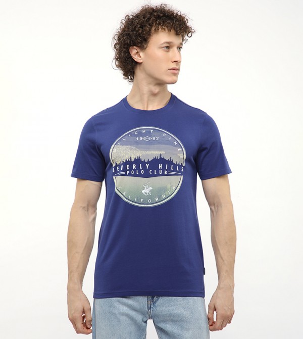 Graphic Printed Crew Neck T-Shirt