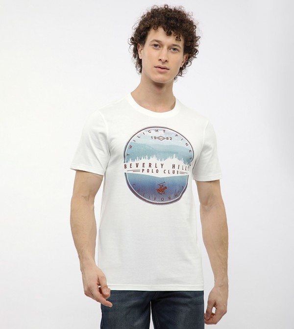 Graphic Printed Crew Neck T-Shirt
