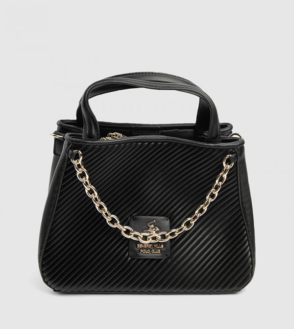 Textured Chain-Link Handheld Bag