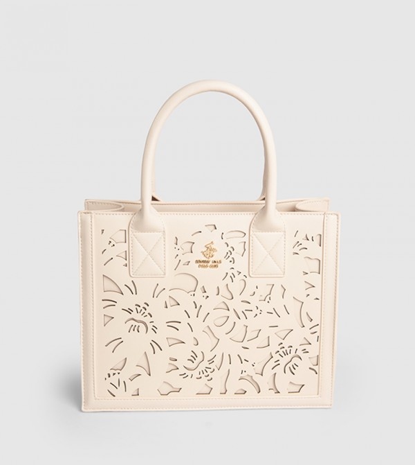 Logo Detail Satchel Bag