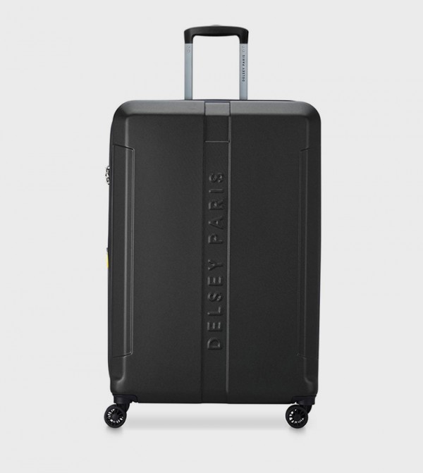 DEPART HARD Hardcase Expandable 4 Double Wheel Check-In Luggage Trolley Bag, 81cm