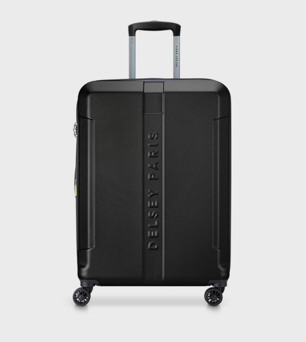DEPART HARD Hardcase Expandable 4 Double Wheel Check-In Luggage Trolley Bag, 71cm