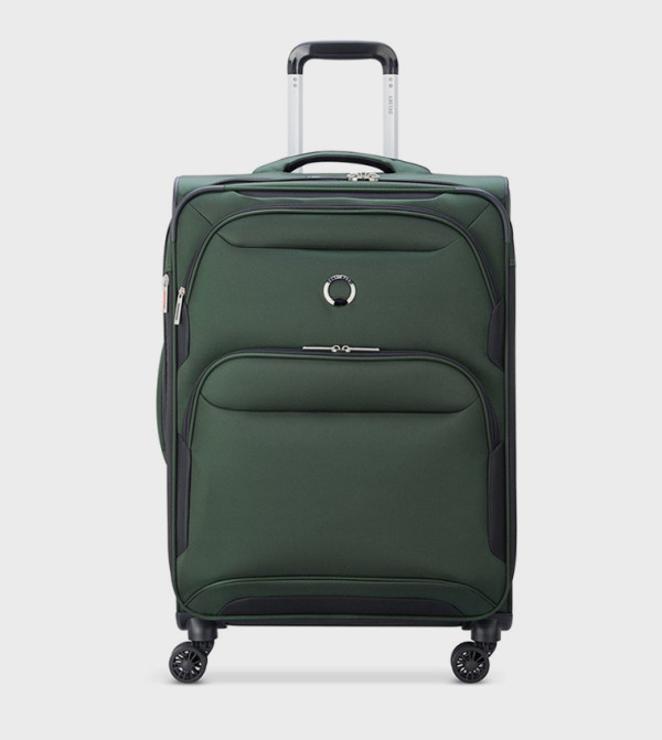 SKY MAX 2.0 Softcase Expandable 4 Double Wheel Check-In Luggage Trolley Bag, 70.5cm