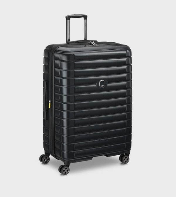 HELIUM Shadow 5.0 Hardcase Expandable 4 Double Wheel Check-in Luggage Trolley Bag, 70cm