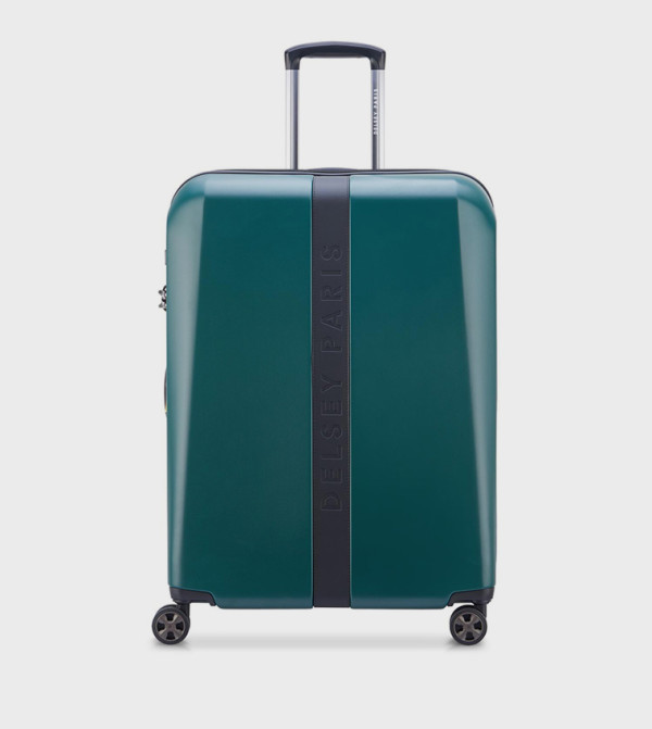 PROMENADE Hard 2.0 Expandable 4 Double Wheel Check-In Luggage Trolley Bag, 70cm