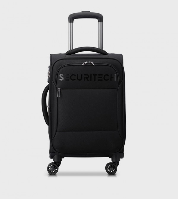 VANGUARD Softcase Expandable 4 Double Wheel Cabin Luggage Trolley Bag, 55cm