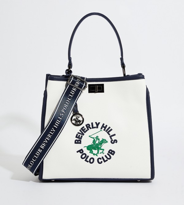 Logo Embroidered Tote Bag