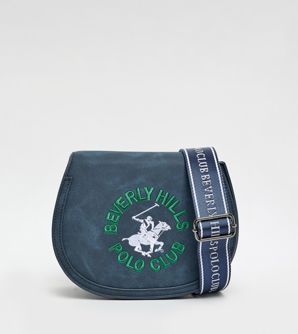 Logo Embroidered Crossbody Bag
