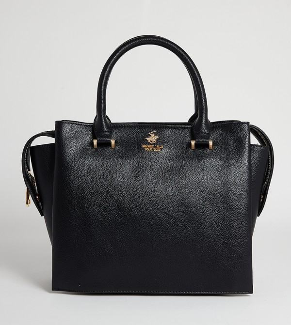 Logo Detail Satchel Bag