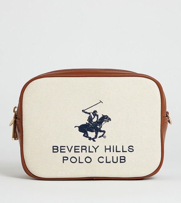 Logo Embroidered Crossbody Bag