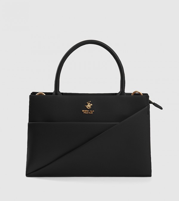 Logo Detail Satchel Bag