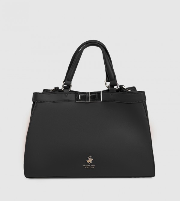 Logo Detail Satchel Bag