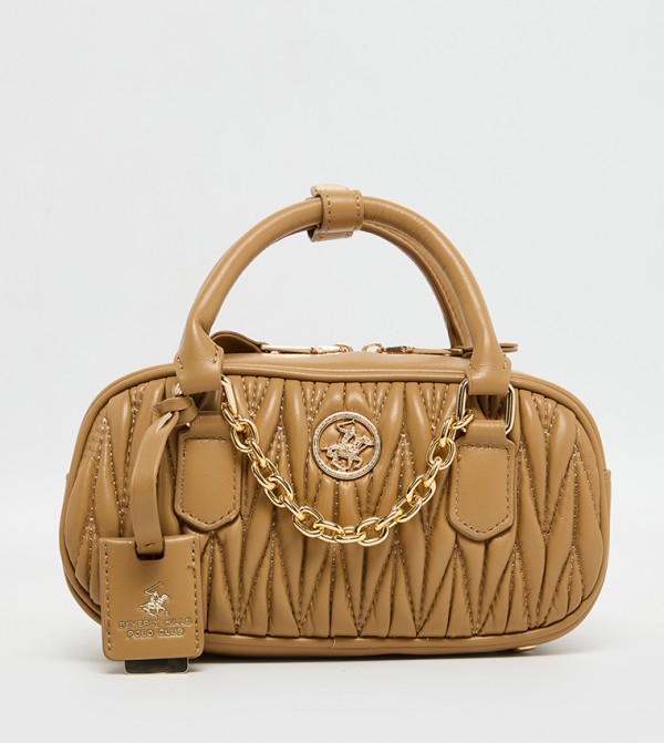 Logo Detail Quilted Mini Bag