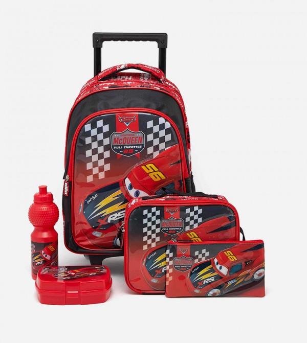 Disney Cars Trolley Backpack Set