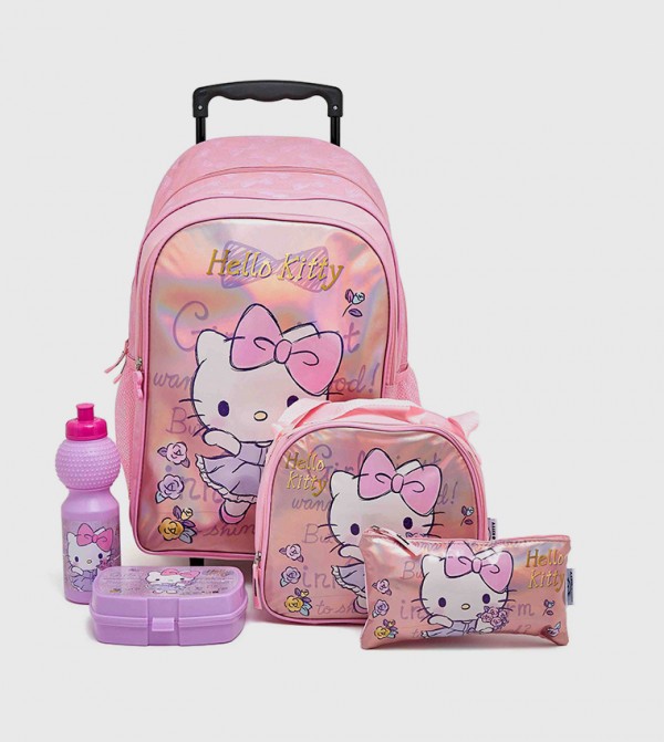 Hello Kitty Trolley Backpack Set