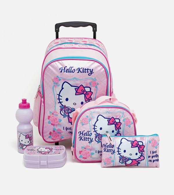 Hello Kitty Trolley Backpack Set