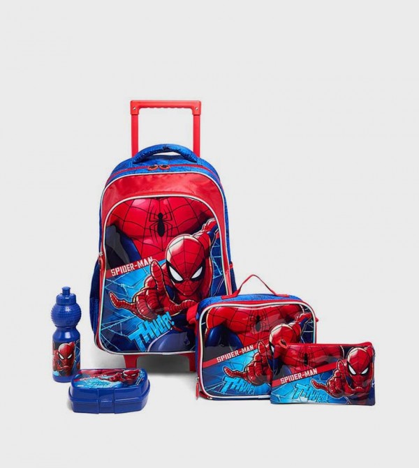 Spider-Man 18" Trolley Backpack Set