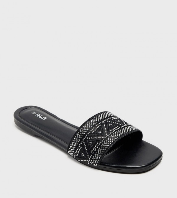 Embellished Flat Sandals