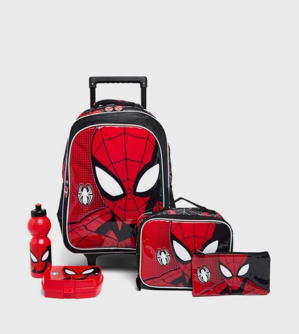 Spider-Man 18" Trolley Backpack Set