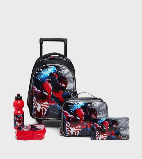 Spider-Man 16" Trolley Backpack Set