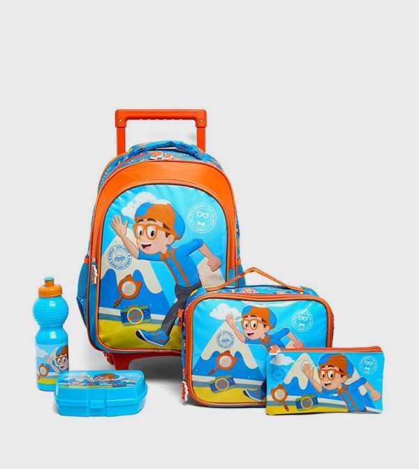 Blippi 16" Trolley Backpack Set