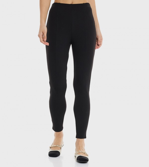 Solid Skinny Fit Pants