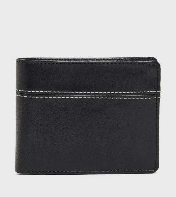 Stitch Detail Bi-Fold Wallet