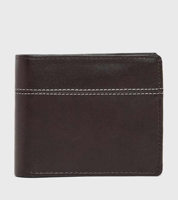 Stitch Detail Bi-Fold Wallet