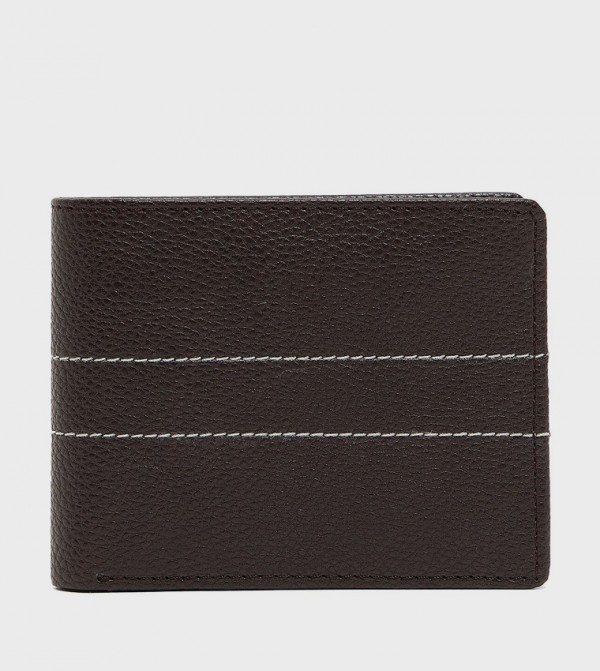 Stitch Detail Bi-Fold Wallet