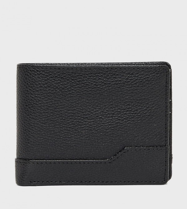 Textured Bi-Fold Wallet