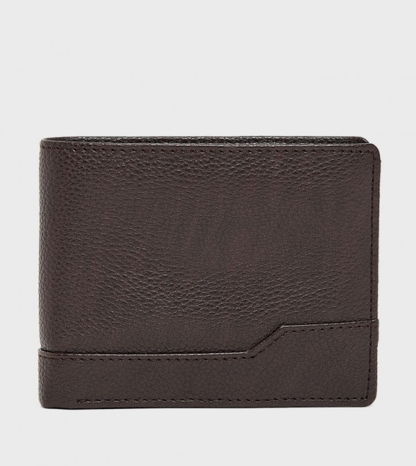 Textured Bi-Fold Wallet