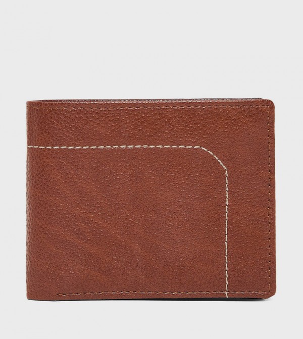 Textured Bi-Fold Wallet
