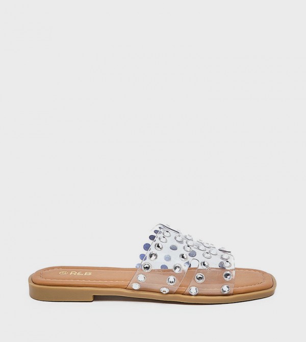 Embellished Flat Sandals