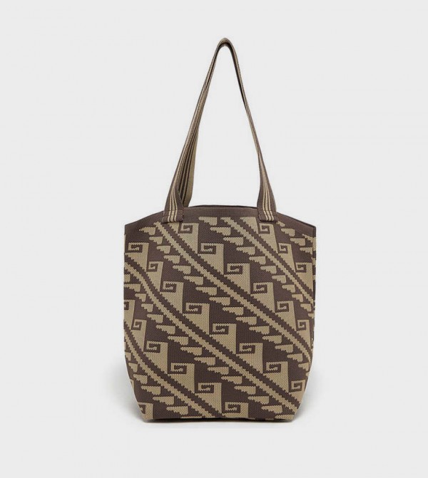 Patterned Shoulder Bag