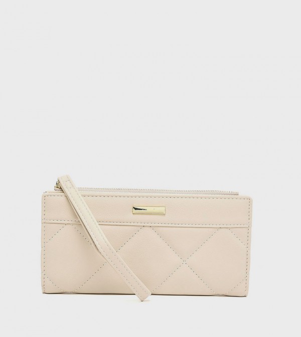 Stitch Detail Long Wallet