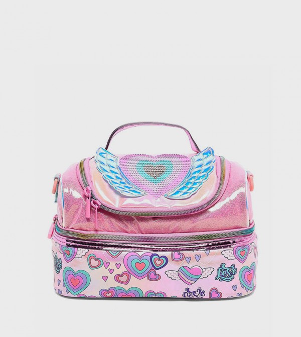 Appliqued Double Layer Lunch Bag