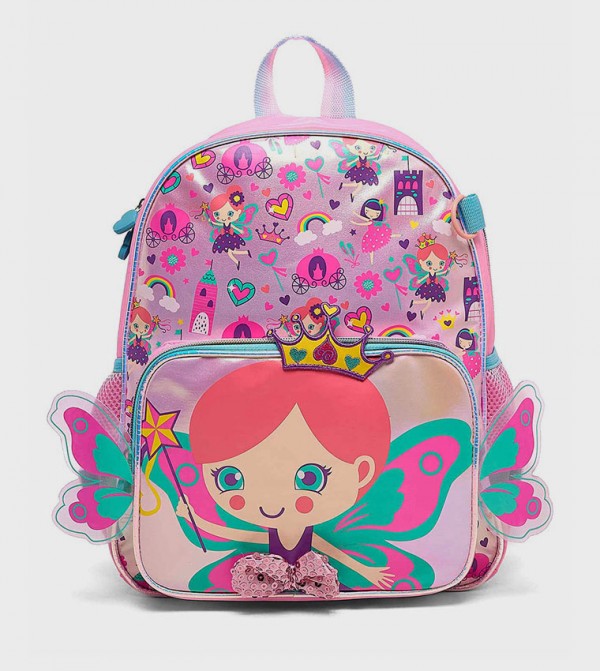 Appliqued Zip Around Backpack