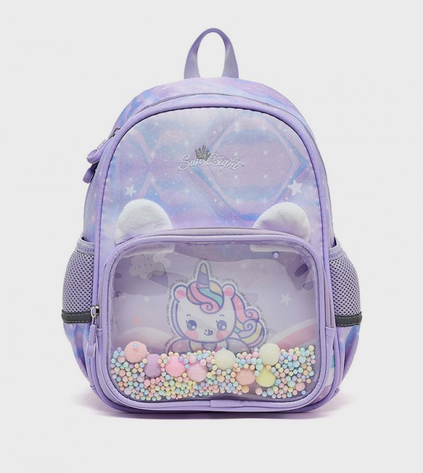 Appliqued Zip Around Backpack