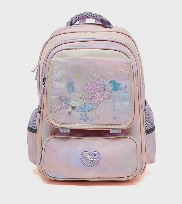 Appliqued Zip Around Backpack