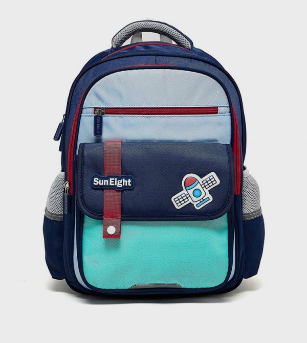 Color Block Zip Around Backpack