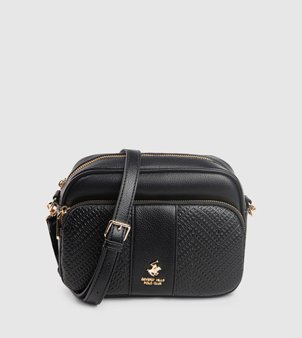 Textured Zippered Camera Bag