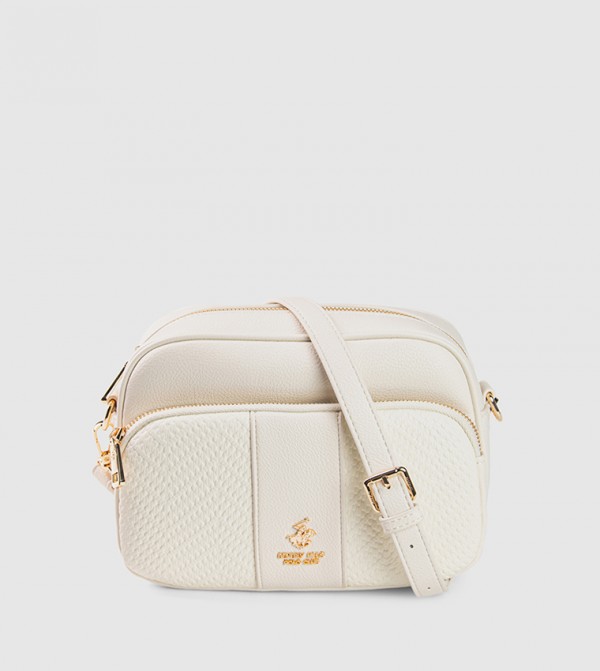 Textured Zippered Camera Bag