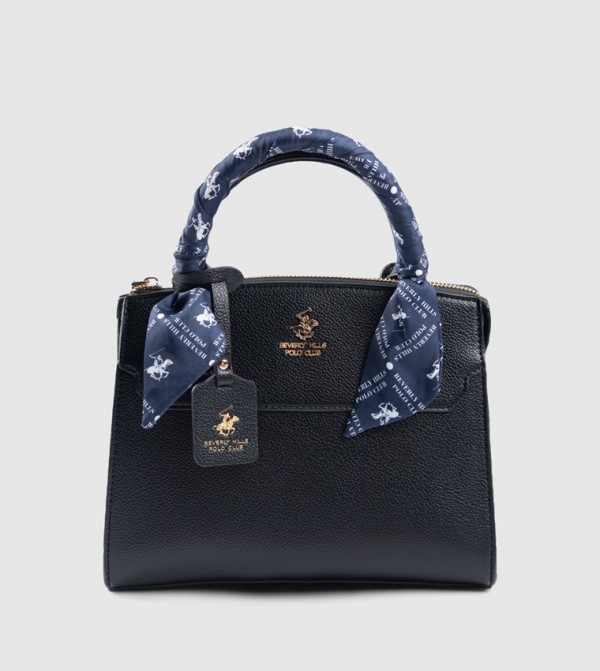 Scarf Detail Satchel Bag