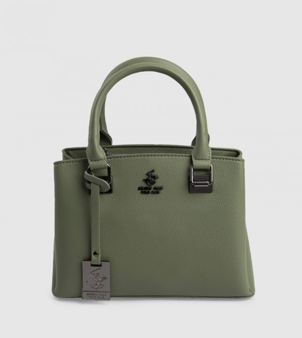 Logo Detail Satchel Bag