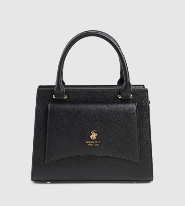 Logo Detail Satchel Bag