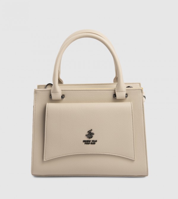 Logo Detail Satchel Bag