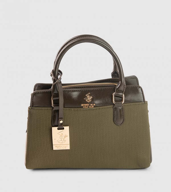 Logo Detail Satchel Bag