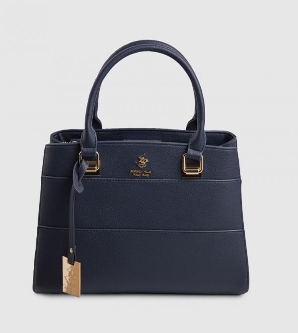 Textured Satchel Bag